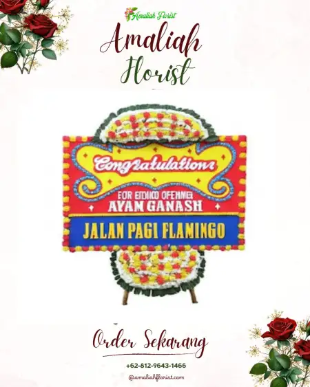 Sewa Papan Bunga Pongpongan